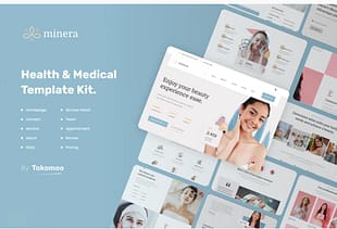 Minera - Skincare & Dermatology Elementor Template Kit