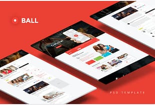 Ball - Multipurpose Portfolio/Event PSD Template