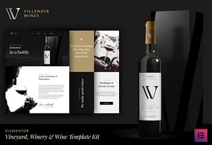 Villenoir - Wine Template Kit