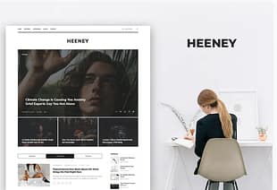 Heeney - Blog PSD Template