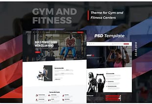Maco - Gym and Fitness PSD Template