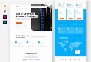 Hosting Service Website Template