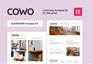 COWO - Coworking Elementor Template