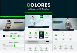 Colores - Multipurpose PSD Template