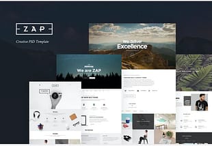 ZAP - Creative PSD Template