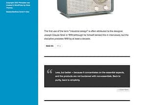 OboxThemes Principles WordPress Theme