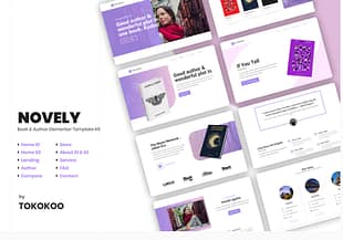 Novely | Book Elementor Template