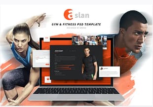ASLAN - Gym & Fitness PSD Template