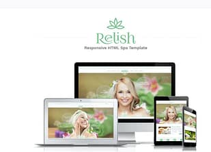 Relish PSD Template