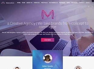 Tesla Themes Materialism WordPress