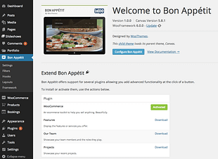 WooThemes Bon-Appetit Premium Theme