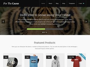 Woothemes For The Cause WooCommerce Themes