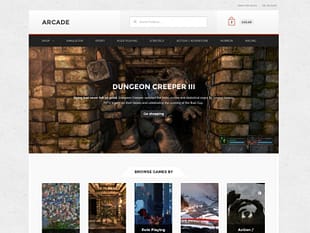 Arcade Storefront Theme for
