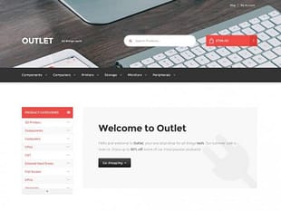 Outlet Storefront Theme for