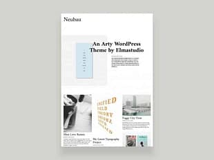 Elmastudio Neubau WordPress Theme