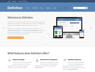 WooThemes Definition WooCommerce Themes