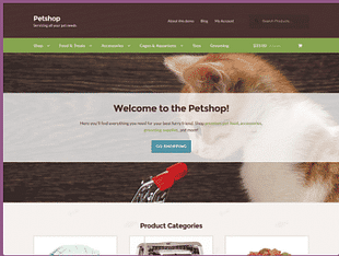 Petshop Storefront Theme for