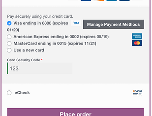 WooCommerce Authorize.Net CIM Payment Gateway
