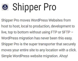 WPMU DEV Shipper WordPress