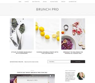 StudioPress Brunch Pro Genesis WordPress Theme