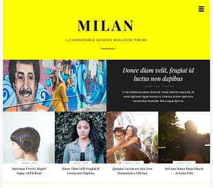 StudioPress Milan Pro Genesis WordPress Theme