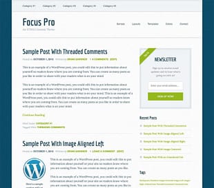 StudioPress Focus Pro Genesis WordPress Theme