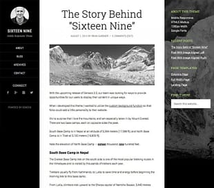StudioPress Sixteen Nine Pro Genesis WordPress Theme