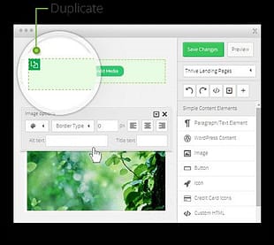 Thrive Visual Editor