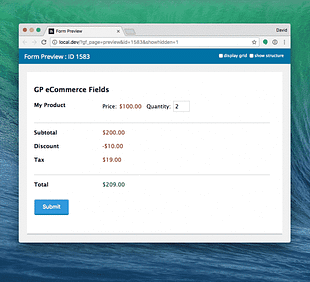 Gravity Perks eCommerce Fields Plugin