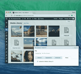 Gravity Perks Media Library Plugin