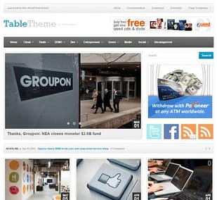 Theme Junkie Table WordPress Theme