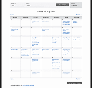 The Events Calendar PRO WordPress Plugin