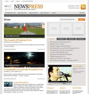 WooThemes Newspress Premium Theme