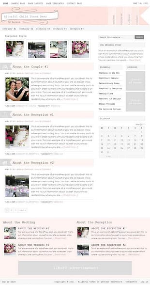 StudioPress Blissful Genesis WordPress Theme