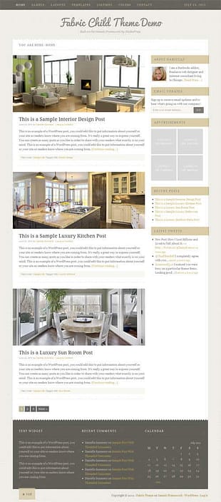 StudioPress Fabric Theme
