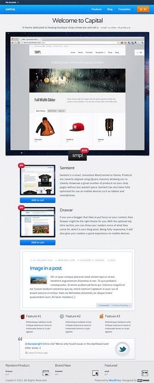WooThemes Capital Premium Theme