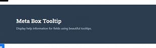Meta Box Tooltip