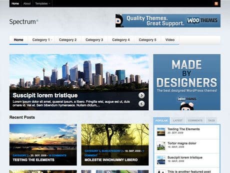 WooThemes Spectrum Premium Theme