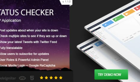 Status Checker - PHP Site Server Status