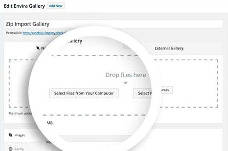 Envira Gallery ZIP Importer Addon