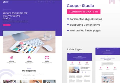 Cooper Studio Elementor Template