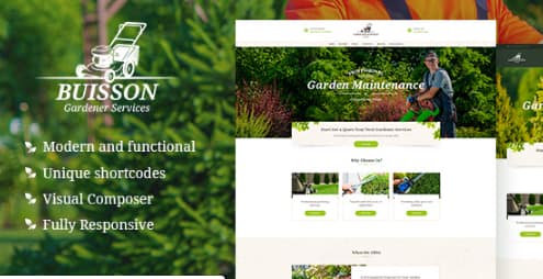 Buisson - Gardening WordPress Theme