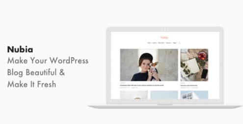 Nubia - Minimal Blog and