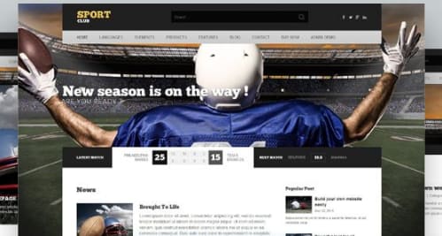 AIT - SportClub WordPress Theme