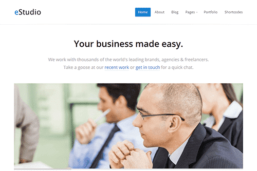Theme Junkie eStudio WordPress Theme