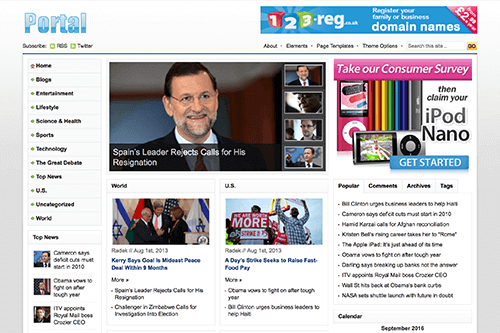 Theme Junkie Portal WordPress Theme