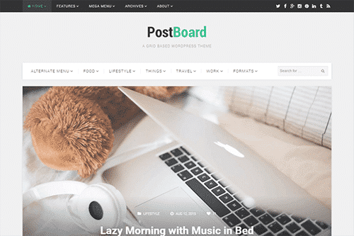 Theme Junkie PostBoard WordPress Theme