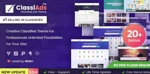 Classiads - Classified Ads WordPress Theme