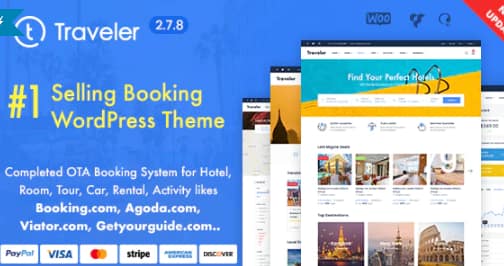 Travel Booking WordPress Theme