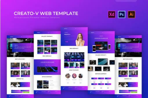 Creato-V - PSD Web